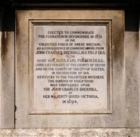 The plaque commemorating the formation of the force