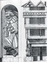 A detailed drawing of St Peter