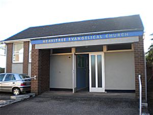 The entrance to the Heavitree Evangelical Church