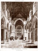 Harold Brakespear's drawing of the interior