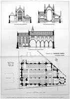 Plan of the church by Harold Brakespear