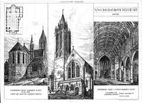 Architectural plans for the church