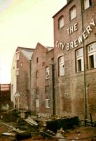 The rear of the City Brewery 