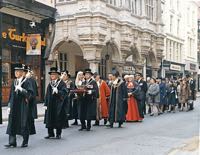 he procession to the Cathedral after the last Assizes