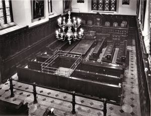 The Guildhall when it was a court room