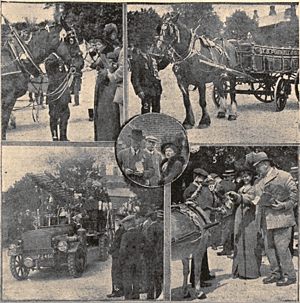 The last Cart Horse Parade, 1914.