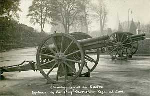 The German guns