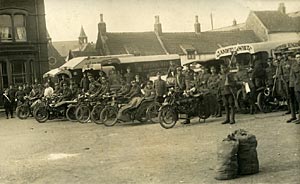 Army motorcyclists