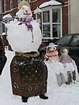 Snow woman - Buller Road, St Thomas