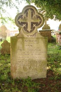 The grave of Anne and Paul Collings