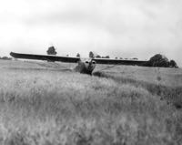 Taxiing in a wheatfield