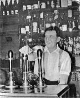 Landlord of the Dolphin, Burnthouse Lane, Dick Bauer