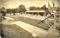 The swimming pool at the college