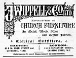 Advert for Wippell's