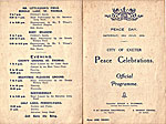 Peace Celebration Programme