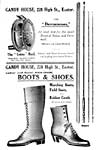 Advert for boots and shoes