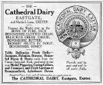 Advert for the Cathedral Dairy