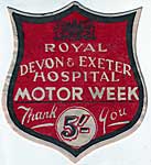 RD & E Motor Week badge