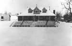 Pennsylvania Cricket Pavilion in the snow.