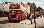 The Redcoat bus at the Quay 1992
