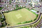 Alphington Cricket Ground from the air