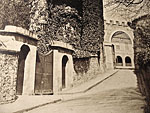 Entrance to Rougemont Castle 1870