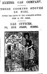 An Exeter gas advert from 1895