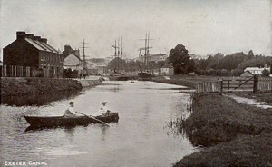 Rowing on the canal