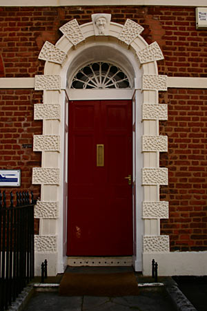 Colleton Crescent doorway