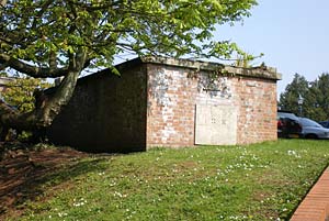 The Imperial Hotel air raid shelter.