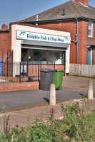 The fish and chip shop named Dolphin