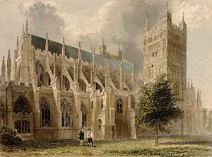 The Cathedral - a print from 1837