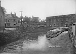 Exwick leat in the village