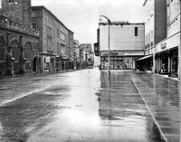 A wet day in the High Street