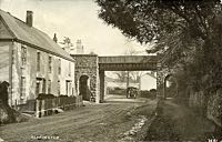 The railway bridge over Church Road.