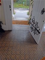 Minton tiles in the main hallway