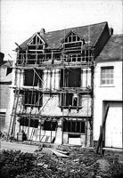 Tudor House during renovation.