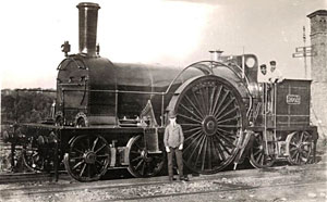 GWR engine at St David's