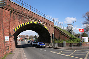 Polsloe Bridge and the holt.