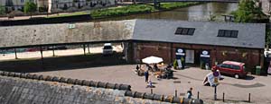 The transit shed on the quay