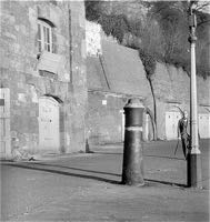 One of the cannons when it was embedded in the quay