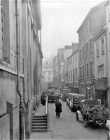 The loading area at the rear of the Higher Market.