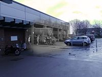 Steam locomotives emerge from Morrisons