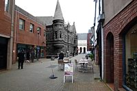 The old police station was behind the Guildhall