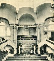 The interior of the church