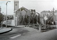 Edmund Street after the Merchant's House was moved in 1961