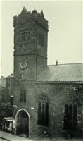 The church from the top floor of possibly the Teignmouth Inn