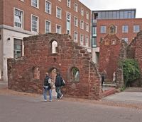 A view of the ruins