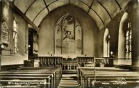 The interior of the church