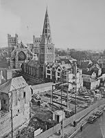 St Mary Major was right on front of the West Front of the Cathedral